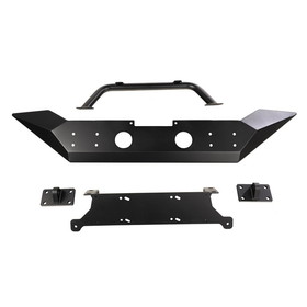 Rugged Ridge 11548.71 Spartan Front Bumper, HCE, With Overrider, 07-18 Jeep Wrangler JK
