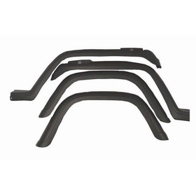 Omix-Ada 11602.02 4 Piece Fender Flare Kit; 87-95 Jeep Wrangler YJ