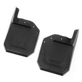 Rugged Ridge 11642.11 This pair of front splash guards from Rugged Ridge fits 07-18 Jeep Wrangler.