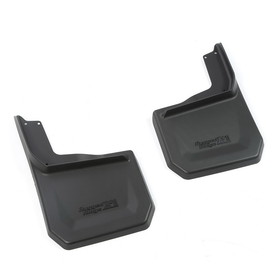 Rugged Ridge 11642.12 This pair of rear splash guards from Rugged Ridge fits 07-18 Jeep Wrangler.