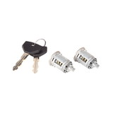 Omix-Ada 11813.13 Lock Cylinder Kit, Without Keys or Tumblers; 95-01 Jeep YJ/TJ/XJ/ZJ