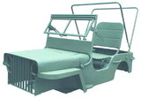 Omix-Ada 12001.01 Body Tub Kit, Willys Mini MB, Steel, Universal