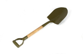 Omix-Ada 12021.96 Steel Shovel for 1941-1945 MB, 1941-1945 GPW, 1950-1952 M38 by Rugged Ridge