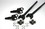 Alloy USA 12174 FRT Axle Shaft Kit; 80-91 SJ Wagoneers, Dana 44