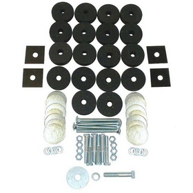 Omix-Ada 12201.01 Body Tub Mounting Kit; 41-75 Willys/Jeep