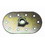 Omix-Ada 13202.06 Seat Belt Mounting Tab, Oval, 1/2 Inch x 20 Thread, Universal