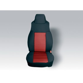 Rugged Ridge 13210.53 Neoprene Front Seat Covers, Red; 97-02 Jeep Wrangler TJ