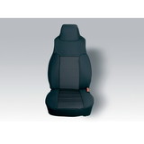 Rugged Ridge 13240.01 Fabric Front Seat Covers, Black; 97-02 Jeep Wrangler TJ