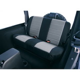 Rugged Ridge 13263.09 Neoprene Rear Seat Covers, Gray; 03-06 Jeep Wrangler TJ
