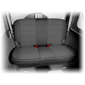 Rugged Ridge 13265.01 Neoprene Rear Seat Cover, Black; 07-16 Jeep Wrangler JK