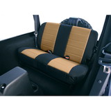 Rugged Ridge 13282.04 Fabric Rear Seat Covers, Tan; 03-06 Jeep Wrangler TJ
