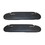 Omix-Ada 13301.15 This pair of replacement sun visors in charcoal fit 72-86 Jeep CJ