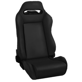 Rugged Ridge 13405.15 Sport Seat, Front, Reclinable, Black Denim; 76-02 CJ/Wrangler YJ/TJ