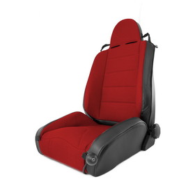 Rugged Ridge 13416.53 RRC Off Road Racing Seat, Reclinable, Red; 97-06 Jeep Wrangler TJ