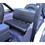 Rugged Ridge 13461.15 Standard rear seat, black denim, 55-95 Jeep CJ and Wrangler