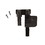Omix-Ada 13510.47 Soft Top Knuckle Pivot, Sunrider, Left; 07-18 Wrangler JKU, 4 Door