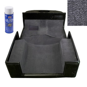 Rugged Ridge 13696.09 Deluxe Carpet Kit with Adhesive, Gray; 97-06 Jeep Wrangler TJ