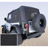 Rugged Ridge 13710.35 Soft Top, No Door Skins, Black, Tinted Windows; 03-06 Jeep Wrangler TJ