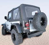 Rugged Ridge 13731.35 XHD Soft Top, Black Diamond, Tinted; 04-06 Jeep Wrangler LJ