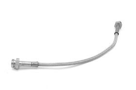 Rugged Ridge 16735.01 Rear Brake Hose, Stainless Steel; 41-71 Willys/Ford/Jeep Models
