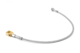 Rugged Ridge 16735.03 Rear Brake Hose, Braided Stainless Steel; 72-75 Jeep CJ Models