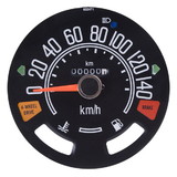 Omix-Ada 17207.04 Speedometer Gauge 0-140 KPH, 1980-1983 CJ5, 1980-1986 CJ7, 1981-1986 CJ8