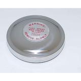 Omix-Ada 17726.02 Gas Cap, Non-Vented, Zinc; 45-71 Willys/Jeep