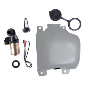 Omix-Ada 19107.03 OEM Washer Bottle Kit with Pump and Filter; 72-86 Jeep CJ Models