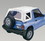 Rugged Ridge 53723.52 XHD Soft Top, White Denim, Clear Windows; 95-98 Suzuki Sidekicks