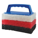 Star Brite 040023PW Multi-Texture Scrub Pad Kit With Interchangeable Handle