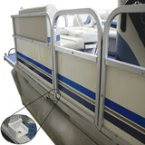 TH Marine DS-1R-DP Anti-Rattle Pontoon Gate Door Stop With Ribs For 1-1/4