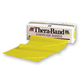 TheraBand 1430T Resistance Band 5" x 18' - Yellow Thin