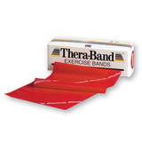 TheraBand 1431T Resistance Band 5" x 18' - Red Medium