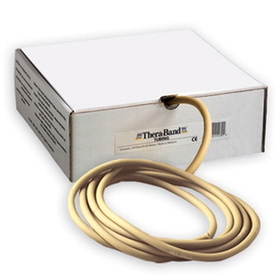 TheraBand 21110T Resistance Tubing 100' - Tan Extra Thin