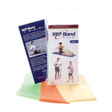 3030L REP Band Resistive Exercise Band Three Pack - Light Peach/Orange/Green