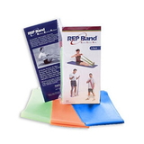 3031M REP Band Resistive Exercise Band Three Pack - Medium Orange/Green/Blue