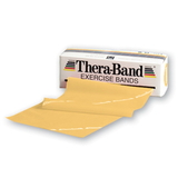 TheraBand 7028T Resistance Band 5" x 18' - Tan Extra Thin