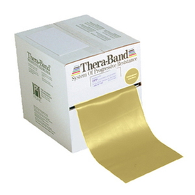 TheraBand 7029T Resistance Band 5&quot; x 150' - Tan Extra Thin