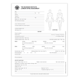 OPTP 712-2 CLASSIC Lumbar Spine Assessment Forms (50/pad)