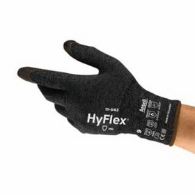 Hyflex 012-11-542-06 11-542 Industrial Cut Resistant Gloves, Size 6, Black