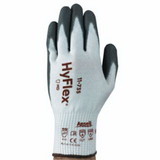 HyFlex 11-735-10 HyFlex® 11-735 Polyurethane Palm Coated Gloves, Size 10, Gray/White