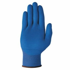 HyFlex 11-818-11 11-818 Palm Coated Thin Work Gloves, Size 8, Blue