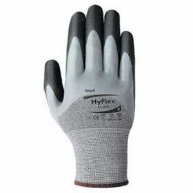 HyFlex 11-927-10 11-927 Oil and Cut Resistant Gloves, Size 10, Gray/Black