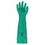 Ansell 102946 Alphatec Solvex Nitrile Gloves, Gauntlet Cuff, Unlined, Size 10, Green, 22 Mil, Price/12 PR
