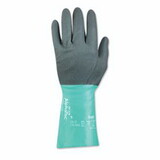 AlphaTec 58-128-070 AlphaTec® 58-128 Chemical-Resistant Gloves, Size 7, Grey, Nitrile