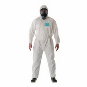 Alpha Technologies 012-WH20-B-92-111-02 2000 Standard Model 111 Coveralls, Hooded, Booted, White, Small