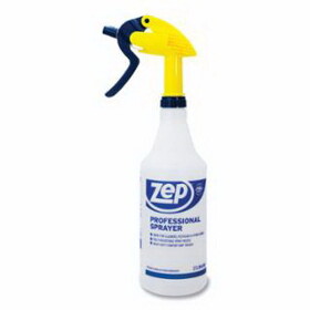 Zep HDPRO36 Professional Sprayer Bottle, 32 Oz, White/Yellow/Blue