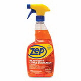 Zep ZUCIT32 Heavy-Duty Citrus Degreaser And Cleaner, 32 Fl Oz, Trigger-Spray Bottle, Citrus
