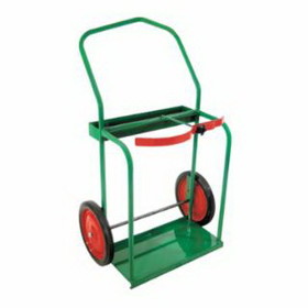 Anthony'S 24-14 High-Rail Frame Dual-Cylinder Cart, For 9.5 In To 13.5 In Dia, 14 In Solid Rubber Wheels
