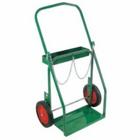 Anthony'S 4-10 Low-Rail Frame Dual-Cylinder Cart, For 8"-8.5" Dia., 10" Solid Rubber/Steel Rim